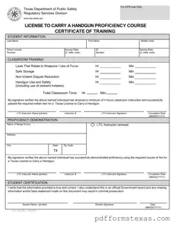 Get Texas Chl 100 Form