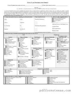Get Texas Civil Case Form