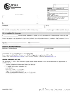 Get Texas Employment Verification Form