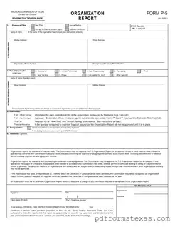 Get Texas P 5 Form