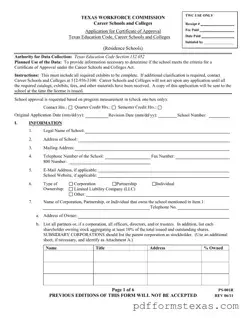 Get Texas Ps 001R Form