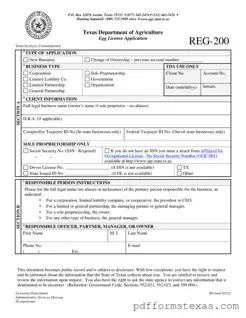 Get Texas Reg 200 Form