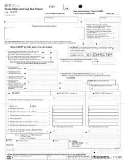 Get Texas Sales 01 922 Form