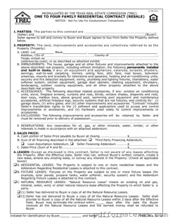 Get Texas Trec Residential Contract Form