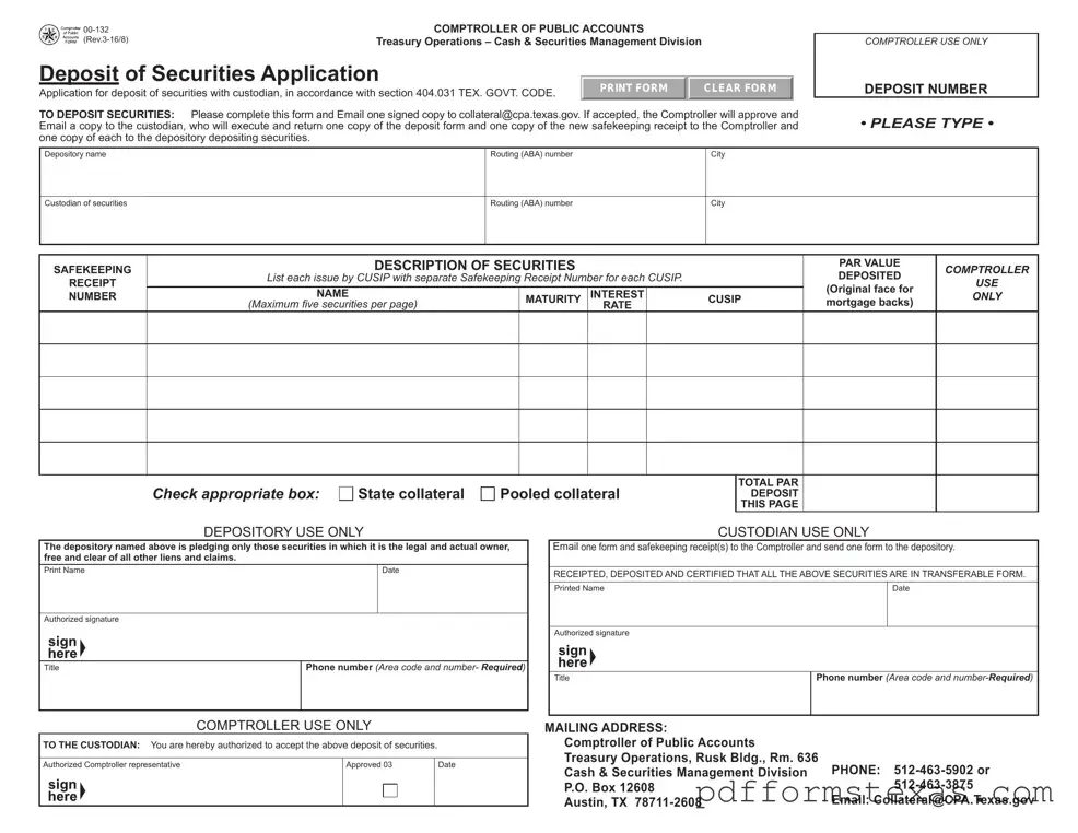 Get Texas 00 132 Form