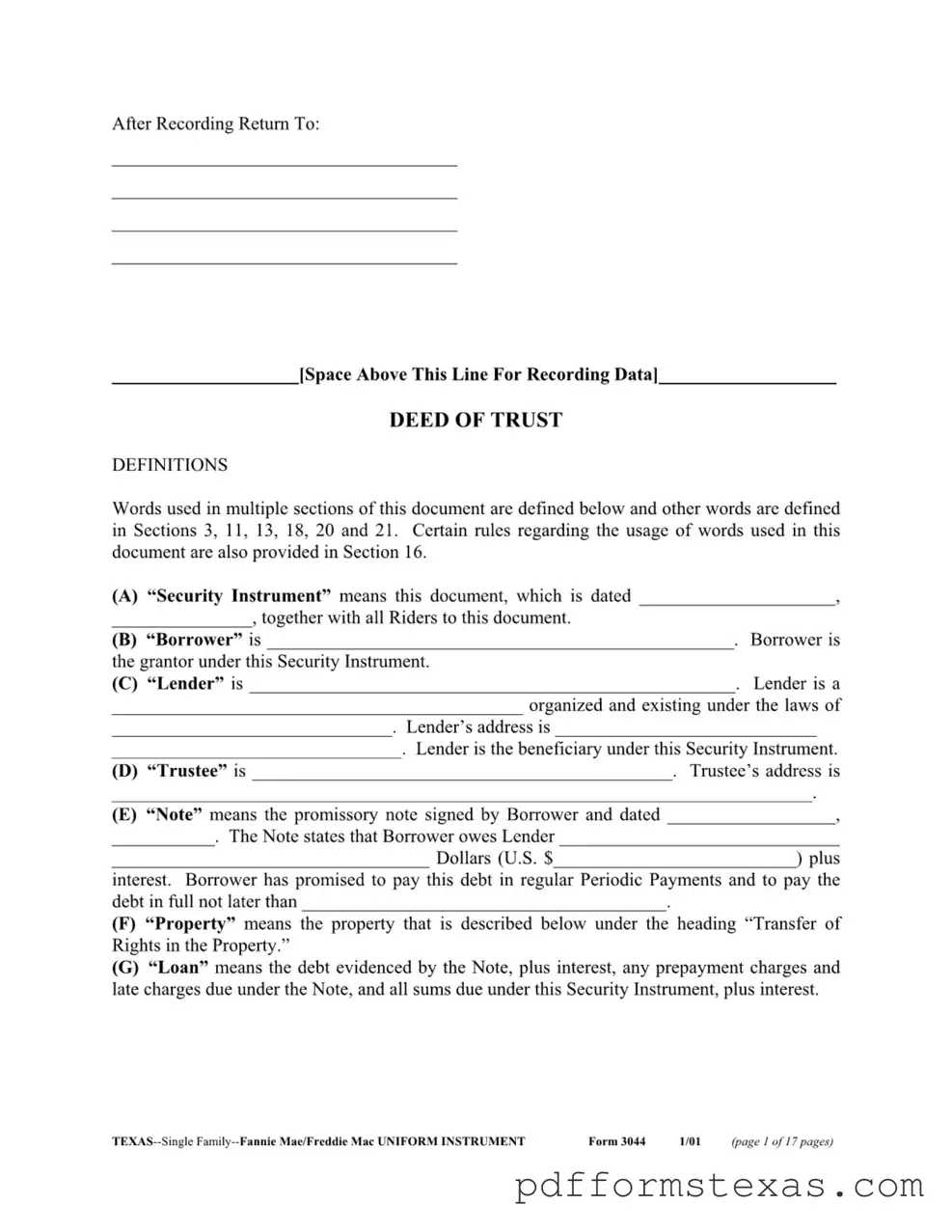 Get Texas 3044 Form
