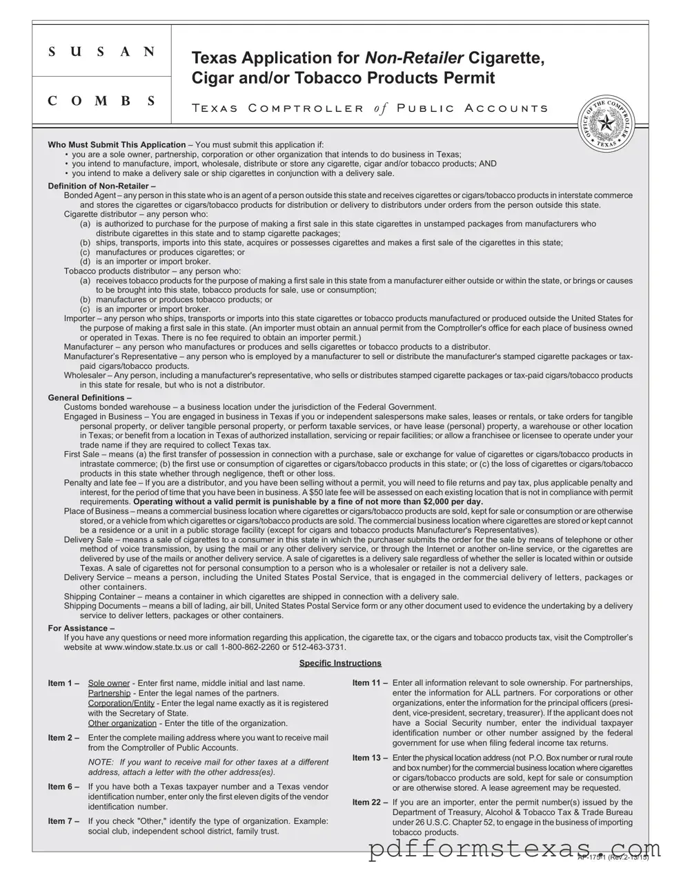 Get Texas Ap 175 Form