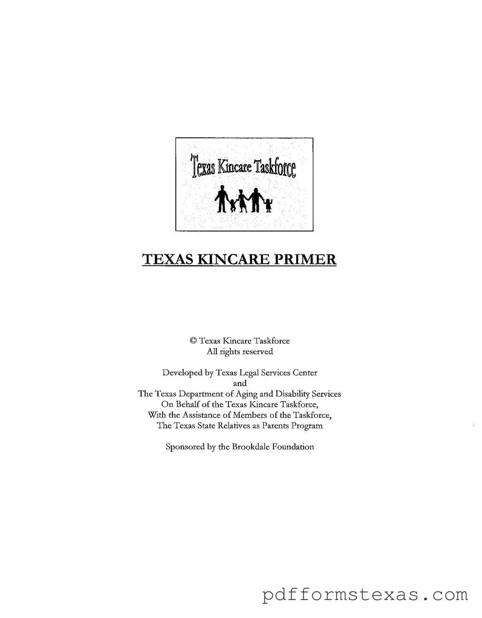 Get Texas Kincare Primer Form